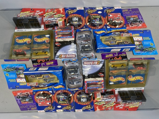 Hot Wheels, Johnny Lightning, & Winners Circle Collectible vehicles New in Box