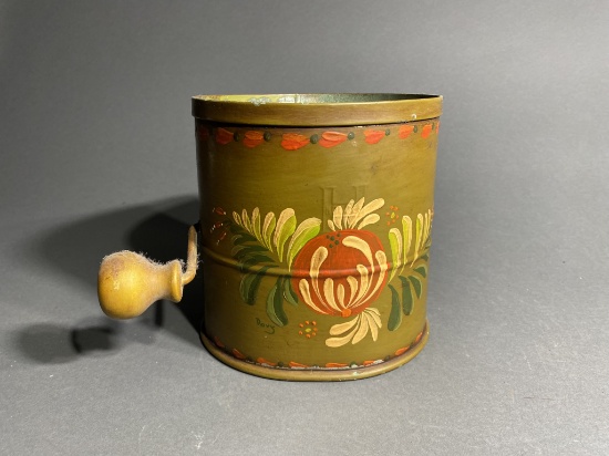 Antique Tole Painted Flour Sifter