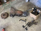 4 Speed GM Transmission with Hurst Shifter, Bellhousing, Pedal Assembly & More.  See Photos for ID N