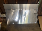 3 Solid Pices & 1 with Corner Cut -  Sheet Steel 51 inches Wide x 2 ft Tall