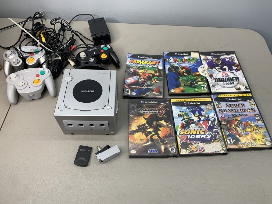 Nintendo Gamecube with Controllers & Games