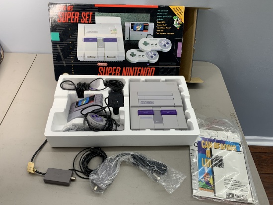 Super Nintendo in Original Box