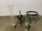 Sterling Weighted Vase, Sterling Inlaid Ice Bucket, Pewter Stein & Spoons