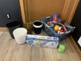 Waste Paper Cans, Cleaning Items & More.  See Photos