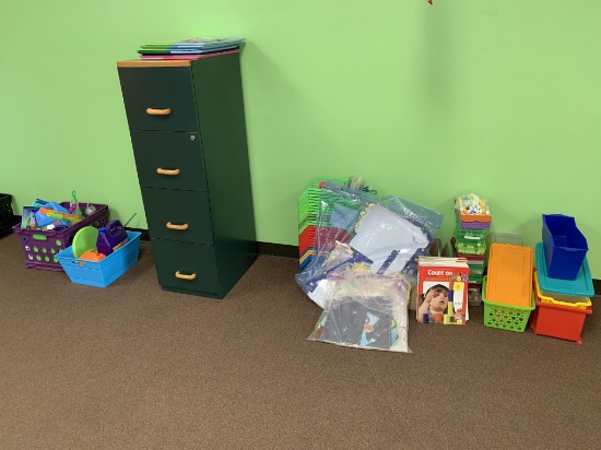 Filing Cabinet - Felt Board Cutouts, Storage Bins & Baskets, Bubbles & More