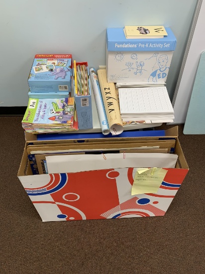 Educational Books, Posters, Dry Erase Board, Plastic Food Sets, Dolls & More