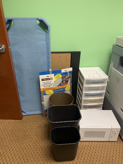 Child's Resting Cot, Microwave, Organizer, Cutting Mat & More