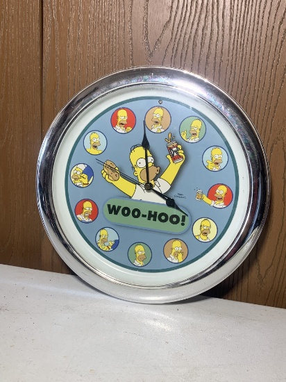 The Simpsons Homer Simpson Wall Clock