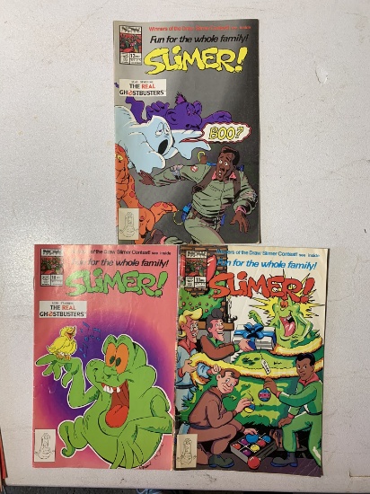 3 Vintage Now Comics Slimer Comics