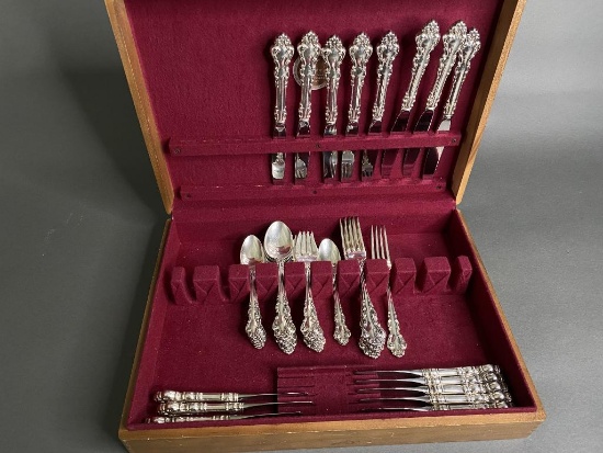 Set of Wallace Sterling Silver Flatware 1568 grams