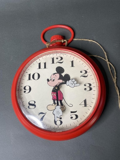 Vintage Disney Mickey Mouse Wall Cock Welby Eglin