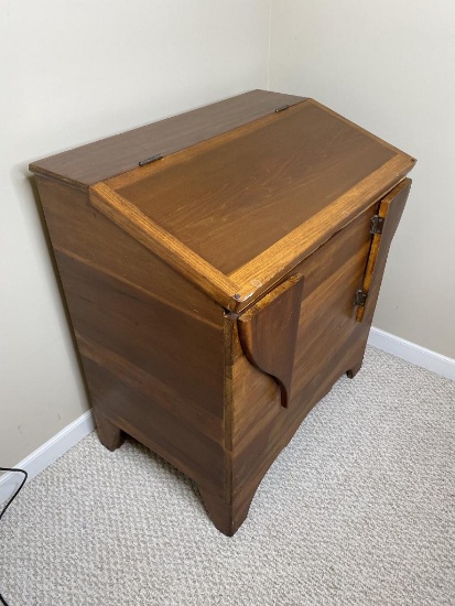 Antique Modified Dough Bin, Desk or Baker's Cabinet