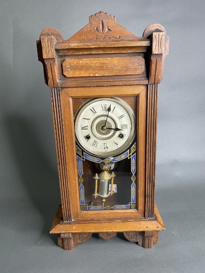 Antique Kitchen Clock with Chime - Working