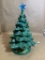 Vintage Ceramic Light Up Christmas Tree