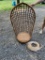 Hanging Basket Style Chair with extra Caning