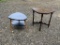 1 Side Table & 1 Half Round Table