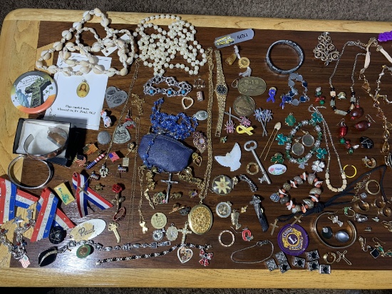 Large Group of Costume Jewelry.  See Photos