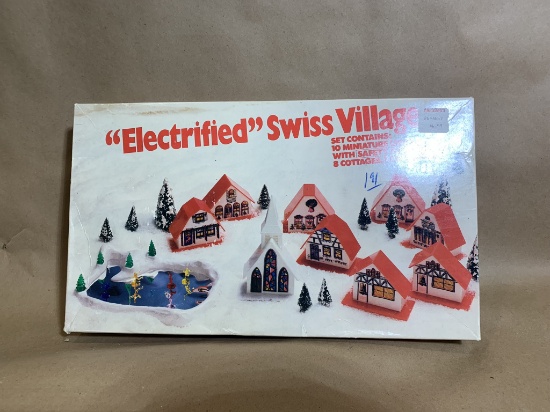Vintage Electrified Swiss Village by Regency