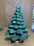 Vintage Ceramic Light Up Christmas Tree