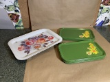 Group of Vintage Trays