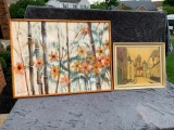 Two Signed Art Pieces--Flower Art by Gregory Wells