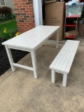 Restoration Hardware Kids Bench and Table