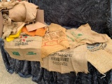 Large Lot of Burlap Sacks