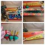 Great Group of Vintage Christmas Lights including Bubble Lites