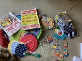 Group of Circus Themed Party Supplies