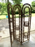 Wicker Plant Stand