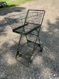 Antique Grocery Store Cart, Collapsible