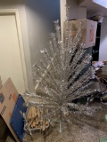 6 Foot Vintage Aluminum Christmas Tree (Complete)