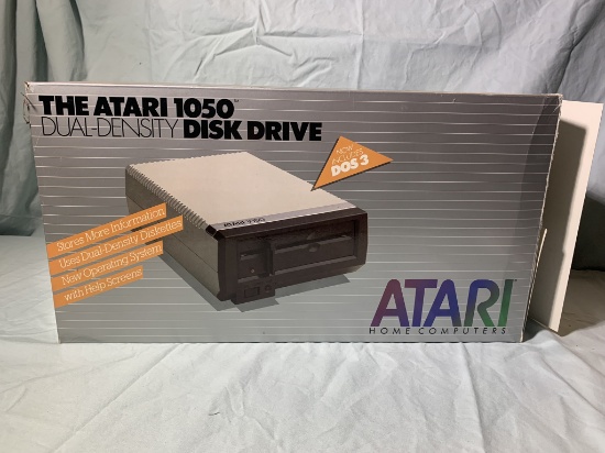 The Atari 1050 Dual-Density Disk Drive.  Opened Box