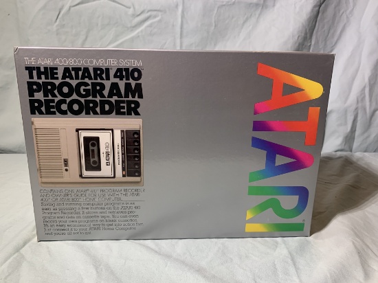 The Atari 400/800 Computer System. The Atari 410 Program Recorder. New in Box