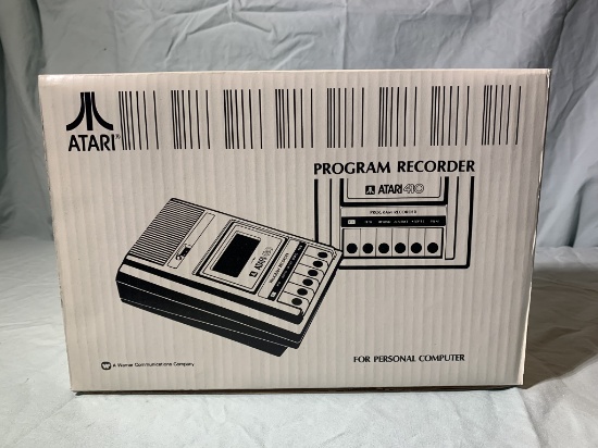 The Atari 410 Program Recorder. New in Box.