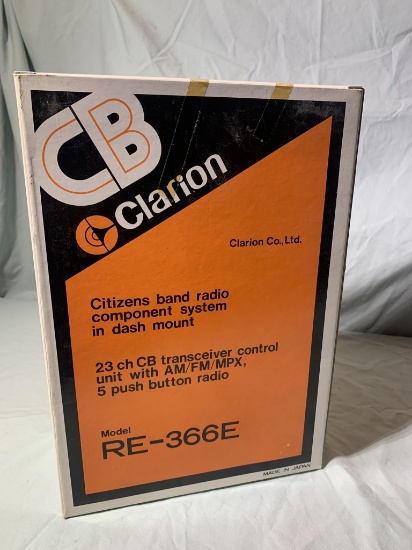 CB Clarion Citizens Band Radio Model RE-366E. New in Box