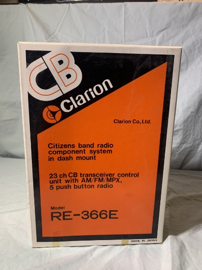 CB Clarion Citizens Band Radio Model RE-366E. New in Box