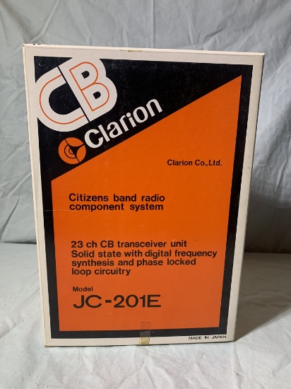 CB Clarion Citizens Band Radio Component System Model JC-201E