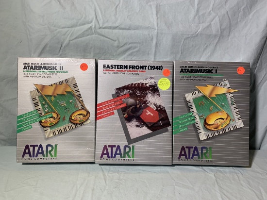 Atari Atari Music II (Sealed), Atari Eastern Front 1941 (Sealed), Atari Music Learning Series Atari