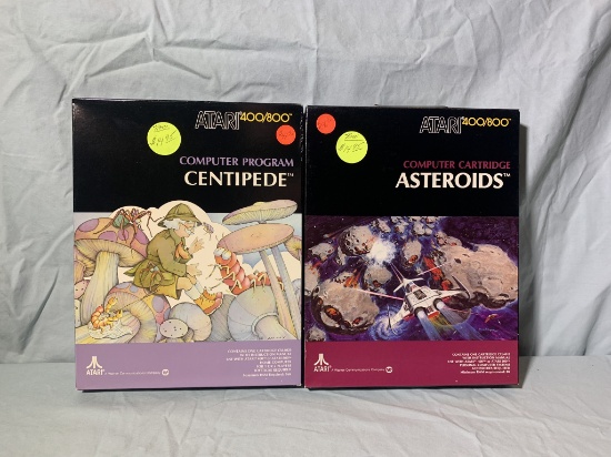 Atari Computer Program Centipede & Atari Computer Program Asteroids
