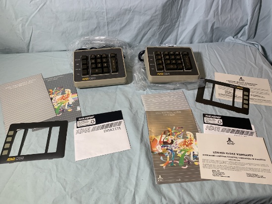 (2) Atari CX85, User Guide & Disk