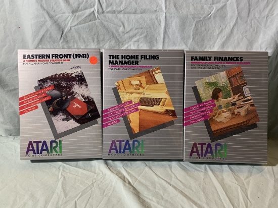 Atari Eastern Front (1941) (Sealed), The Home Filing Manager (Sealed) & Family Finances (Sealed)