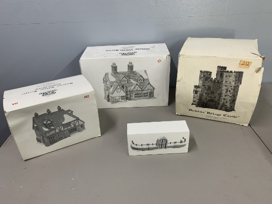 Dept 56 Collectibles - Nicholas Nickleby Cottage, Dickens Village Castle & More