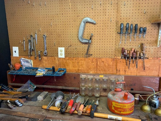 Screw Drivers, Oilers, Garden Tools, Wrenches, Sharpening Stones & More