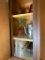 Kitchen Cupboard lot - vintage glass, teapot and more