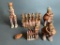 Group Lot of Ceramic Tribal Figures - Huiracocha Peru