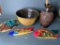 Group lot of ceramics, decorative art items