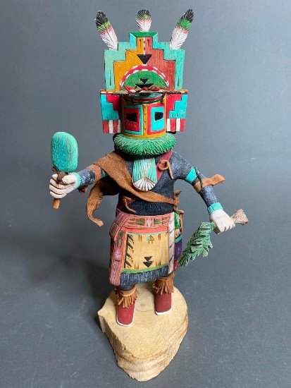 Vintage Native American Kachina Doll - Signed