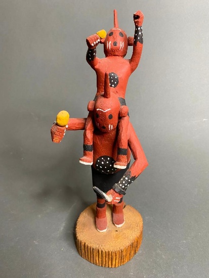 Vintage Native American Kachina Doll - Signed