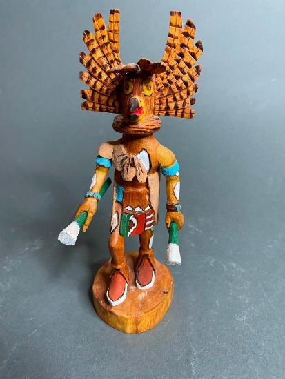 Vintage Native American Kachina Doll - Signed